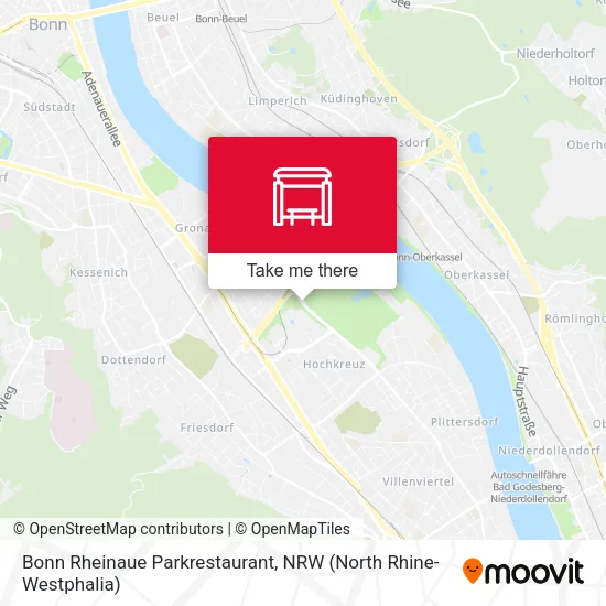 Bonn Rheinaue Parkrestaurant map