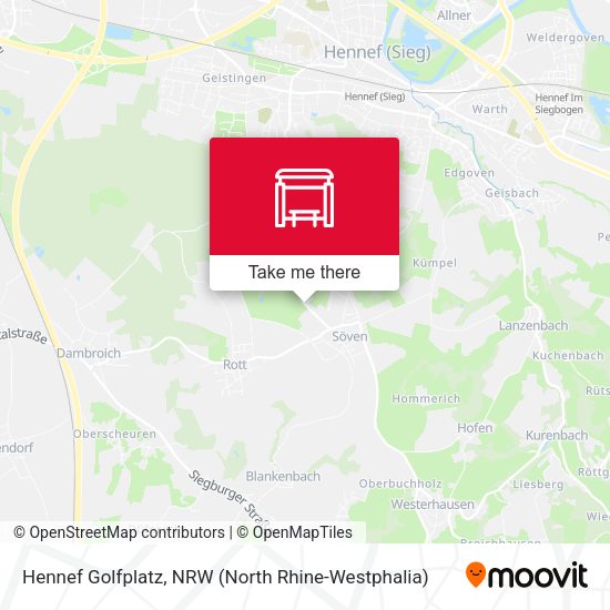 Карта Hennef Golfplatz