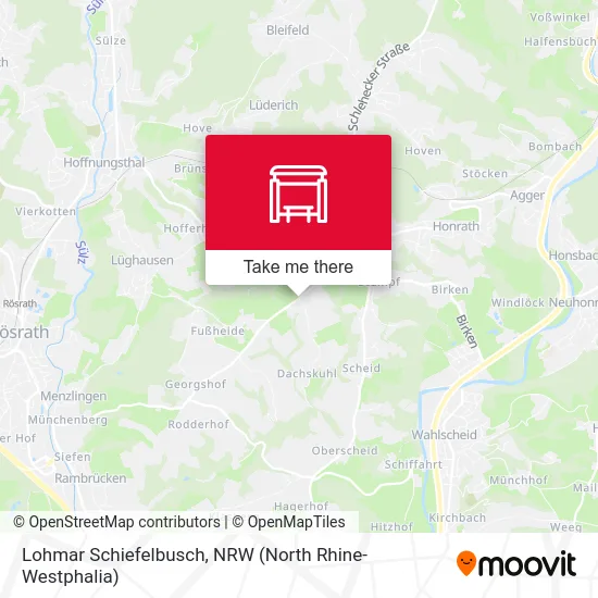 Lohmar Schiefelbusch map