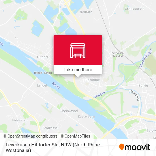 Карта Leverkusen Hitdorfer Str.