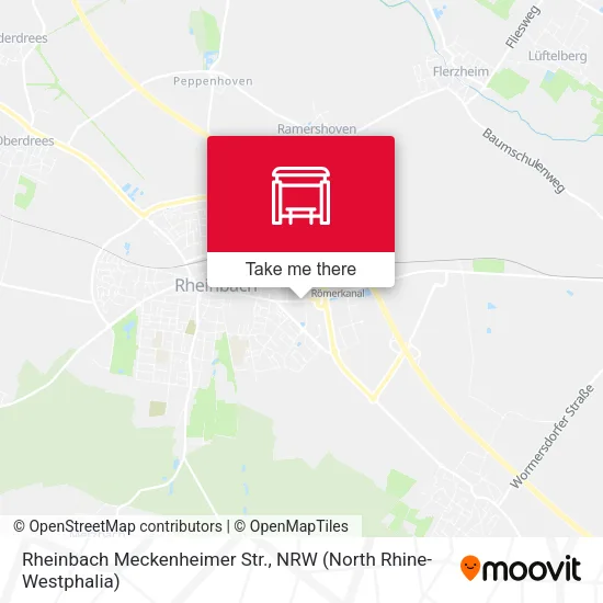 Карта Rheinbach Meckenheimer Str.
