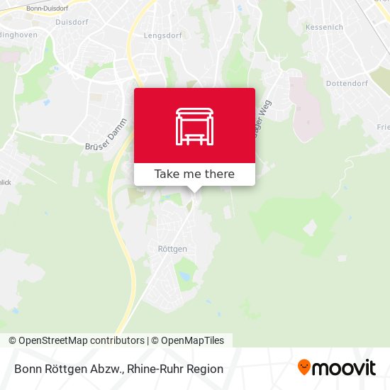Bonn Röttgen Abzw. map