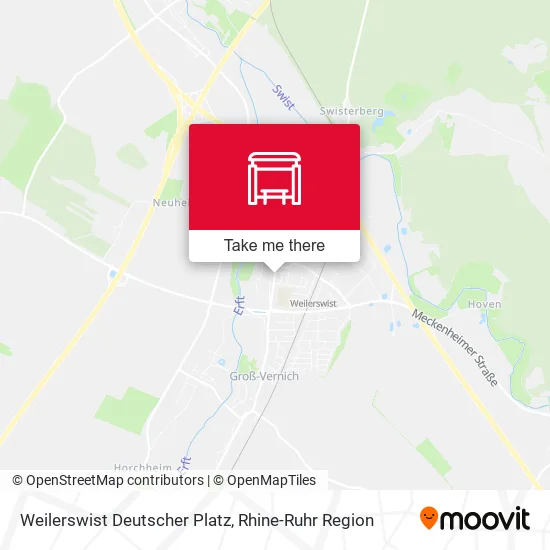 Карта Weilerswist Deutscher Platz