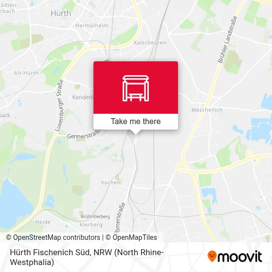 Hürth Fischenich Süd map