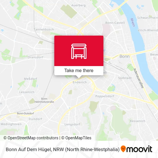 Карта Bonn Auf Dem Hügel