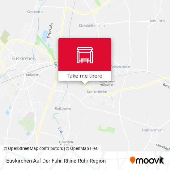 Euskirchen Auf Der Fuhr map