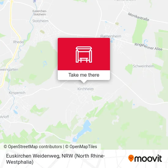 Euskirchen Weidenweg map