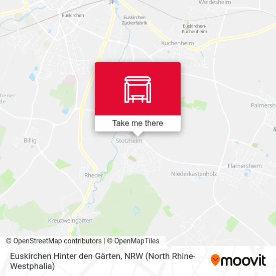 Euskirchen Hinter den Gärten map