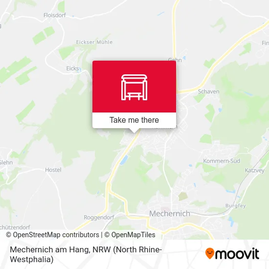 Карта Mechernich am Hang