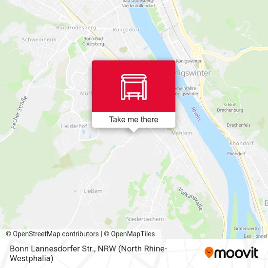 Карта Bonn Lannesdorfer Str.