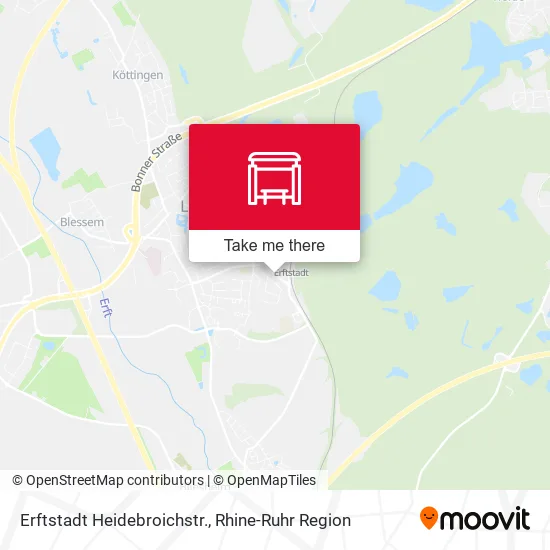 Карта Erftstadt Heidebroichstr.