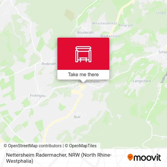 Карта Nettersheim Radermacher