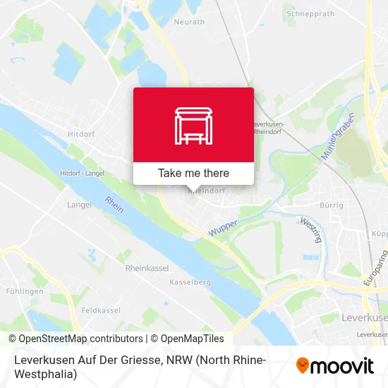 Leverkusen Auf Der Griesse map