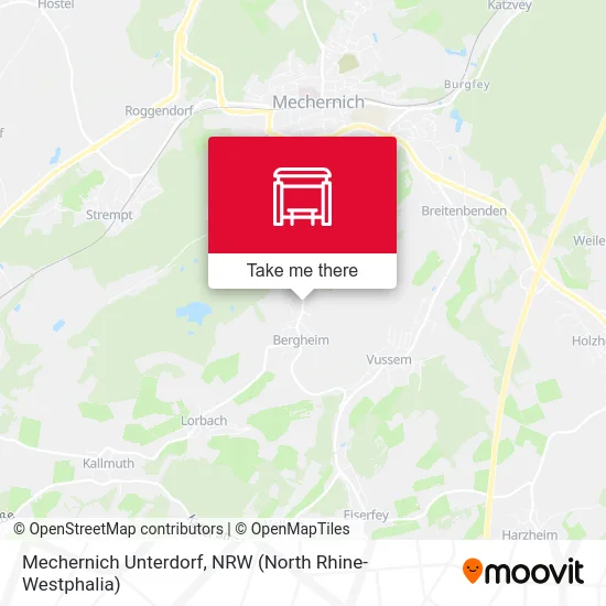 Карта Mechernich Unterdorf