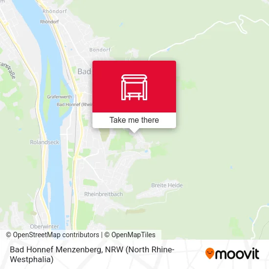 Карта Bad Honnef Menzenberg