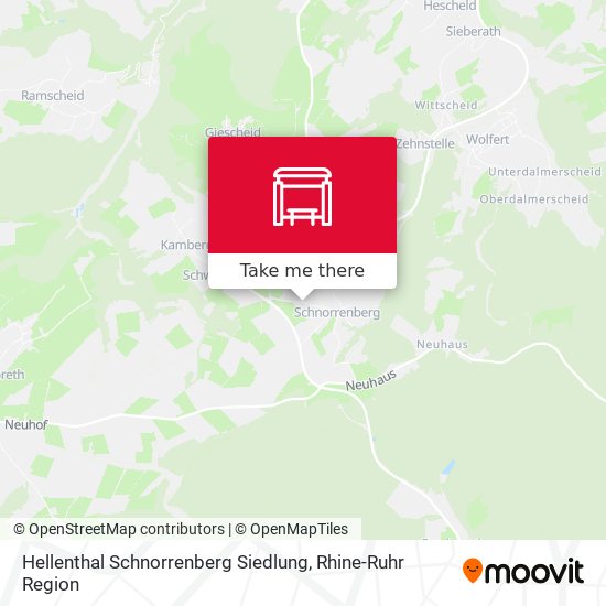 Hellenthal Schnorrenberg Siedlung map