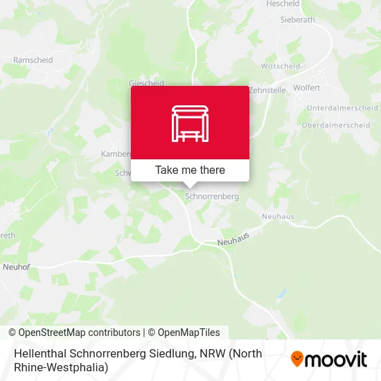 Карта Hellenthal Schnorrenberg Siedlung