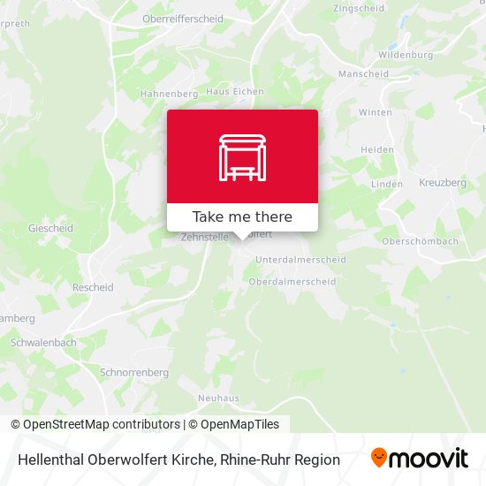 Hellenthal Oberwolfert Kirche map
