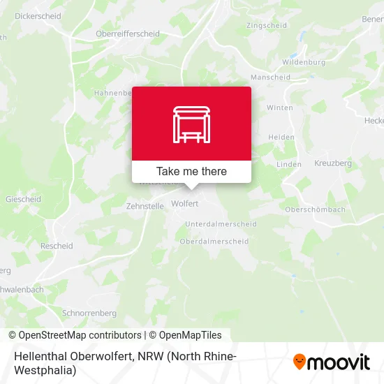 Карта Hellenthal Oberwolfert