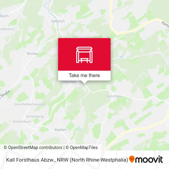 Карта Kall Forsthaus Abzw.