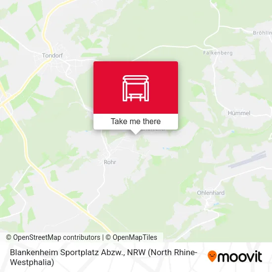 Карта Blankenheim Sportplatz Abzw.
