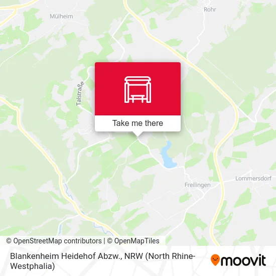 Карта Blankenheim Heidehof Abzw.