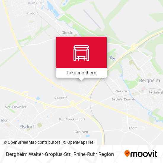 Карта Bergheim Walter-Gropius-Str.
