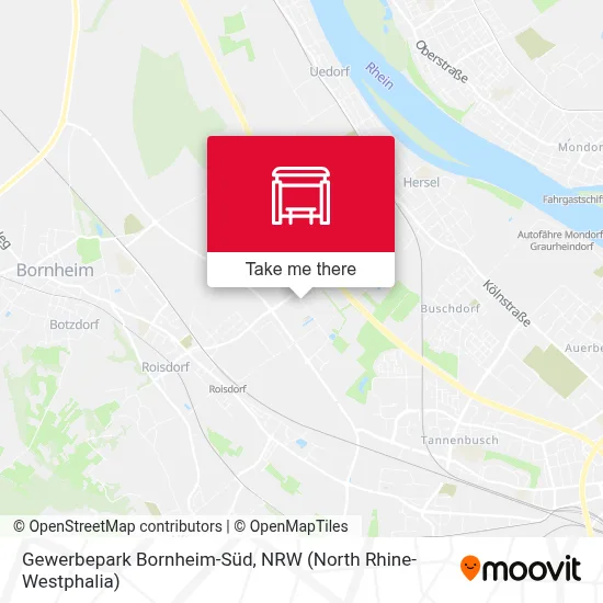 Gewerbepark Bornheim-Süd map