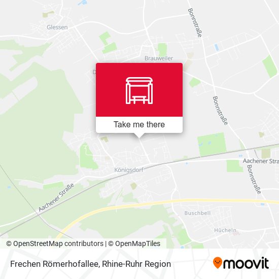 Frechen Römerhofallee map