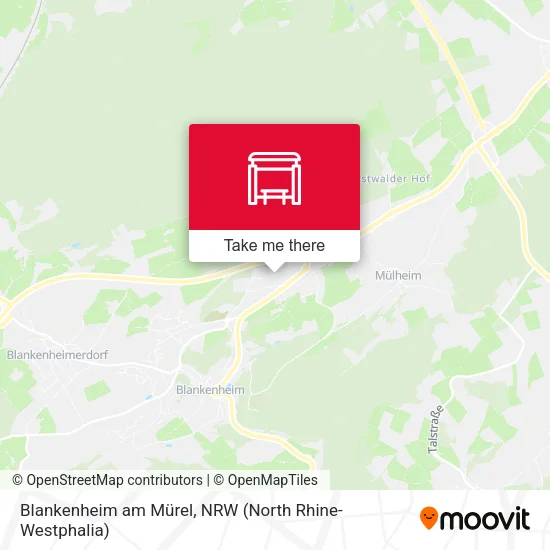 Карта Blankenheim am Mürel