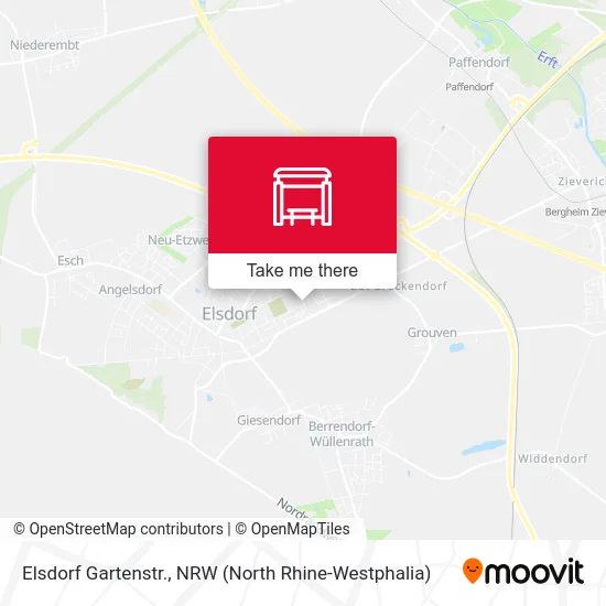 Карта Elsdorf Gartenstr.