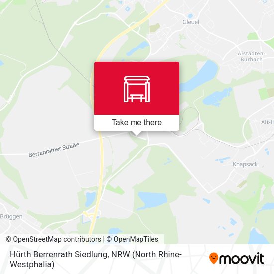 Hürth Berrenrath Siedlung map