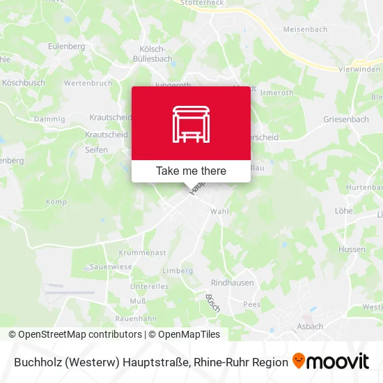 Карта Buchholz (Westerw) Hauptstraße
