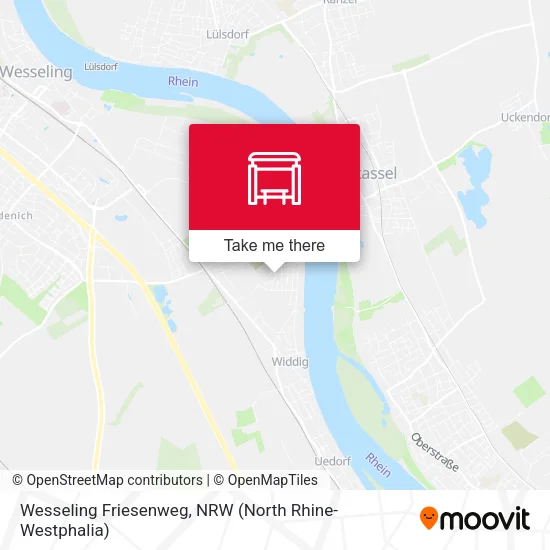 Карта Wesseling Friesenweg