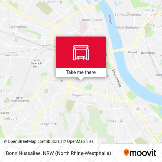 Карта Bonn Nussallee