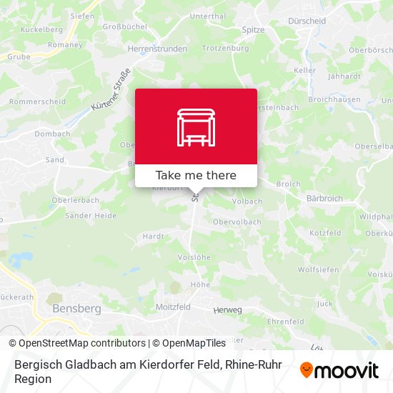 Bergisch Gladbach am Kierdorfer Feld map