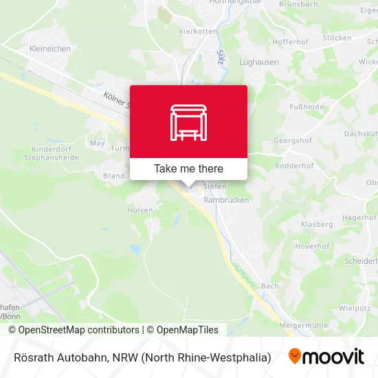 Карта Rösrath Autobahn