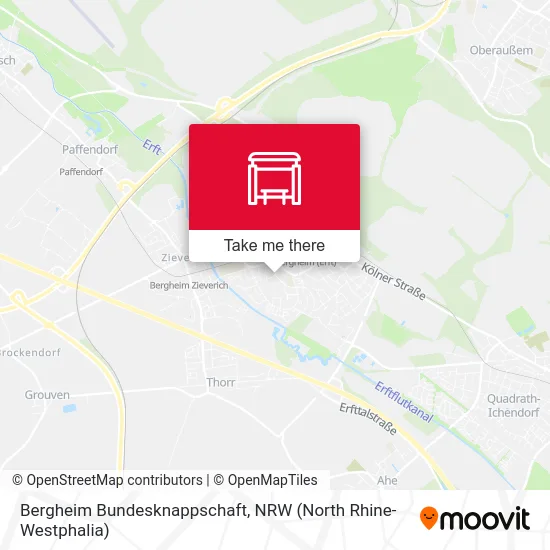 Bergheim Bundesknappschaft map