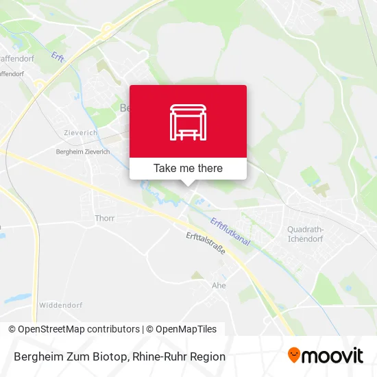 Карта Bergheim Zum Biotop