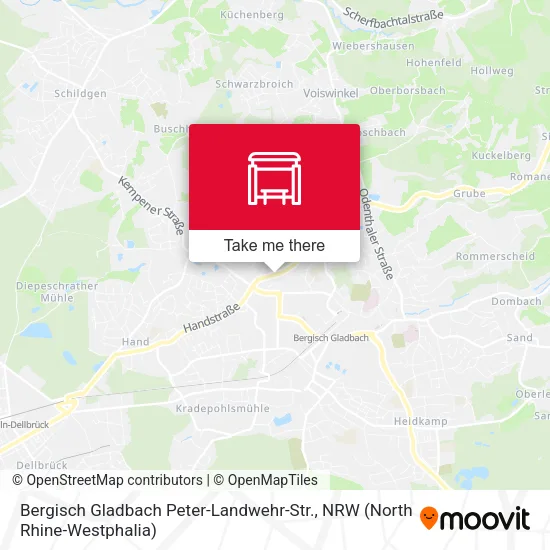 Карта Bergisch Gladbach Peter-Landwehr-Str.