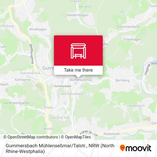 Карта Gummersbach Mühlenseßmar / Talstr.