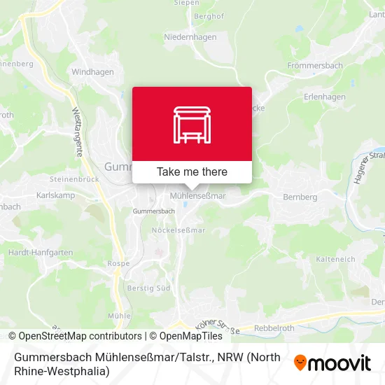 Карта Gummersbach Mühlenseßmar / Talstr.