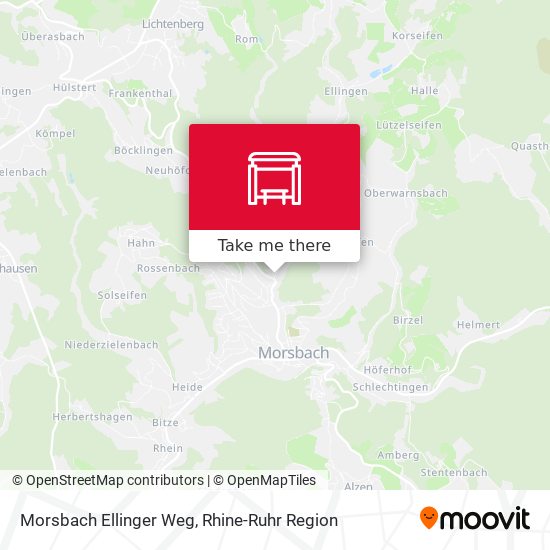 Morsbach Ellinger Weg map