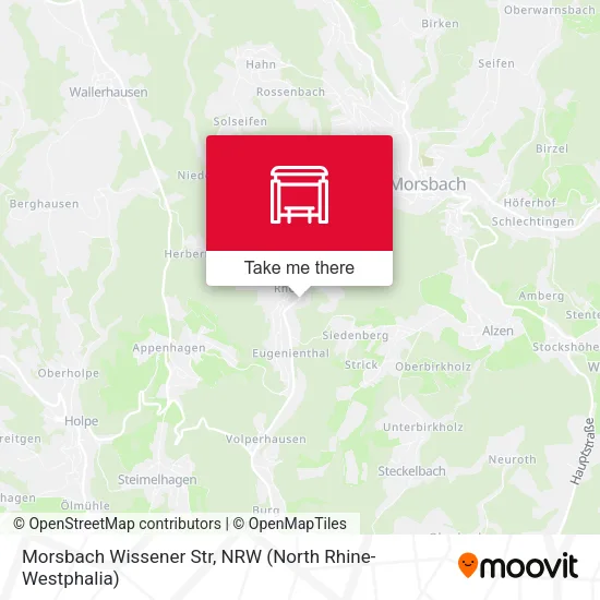 Карта Morsbach Wissener Str