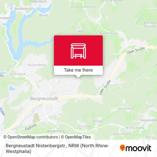 Карта Bergneustadt Nistenbergstr.