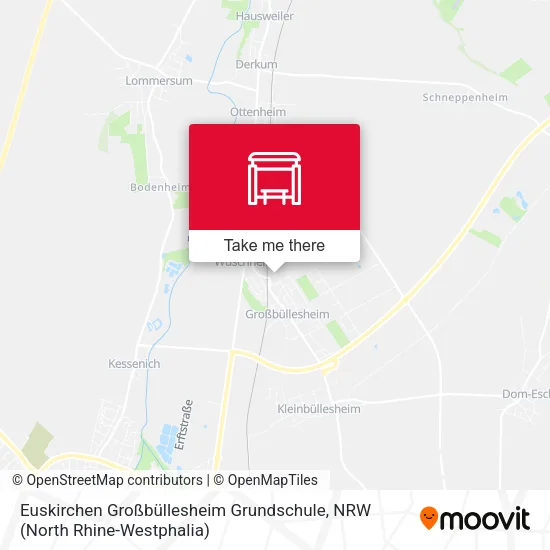 Карта Euskirchen Großbüllesheim Grundschule