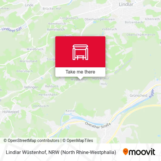 Карта Lindlar Wüstenhof