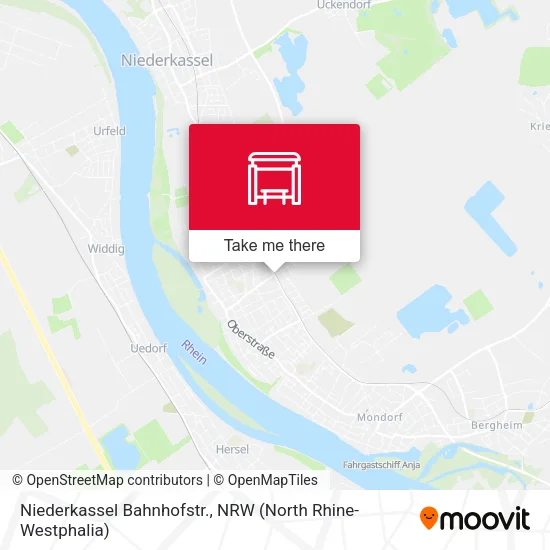 Карта Niederkassel Bahnhofstr.
