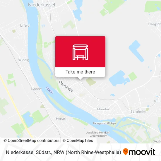 Niederkassel Südstr. map
