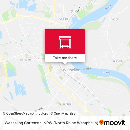 Карта Wesseling Gartenstr.